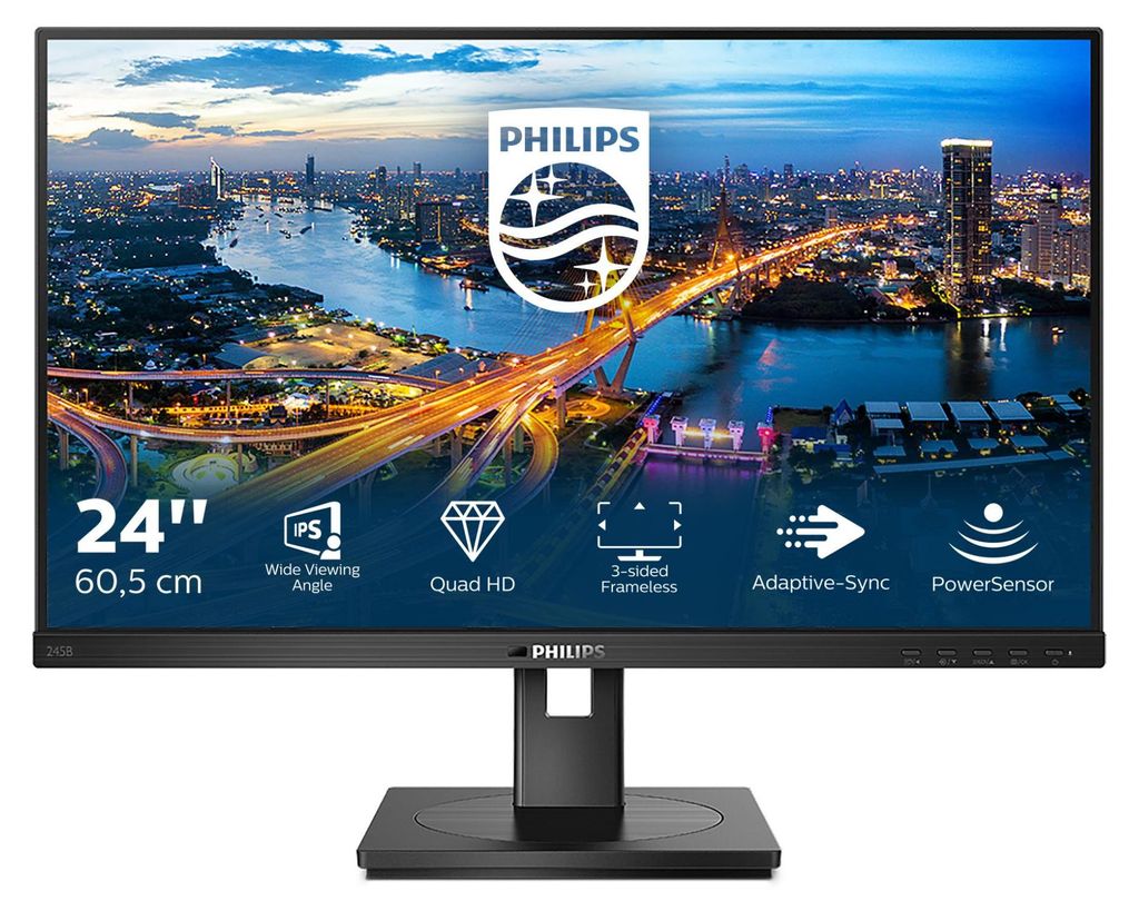 Philips B Line 245B1 - LED-Monitor - 61 cm (24") (23.8" Produktbild 