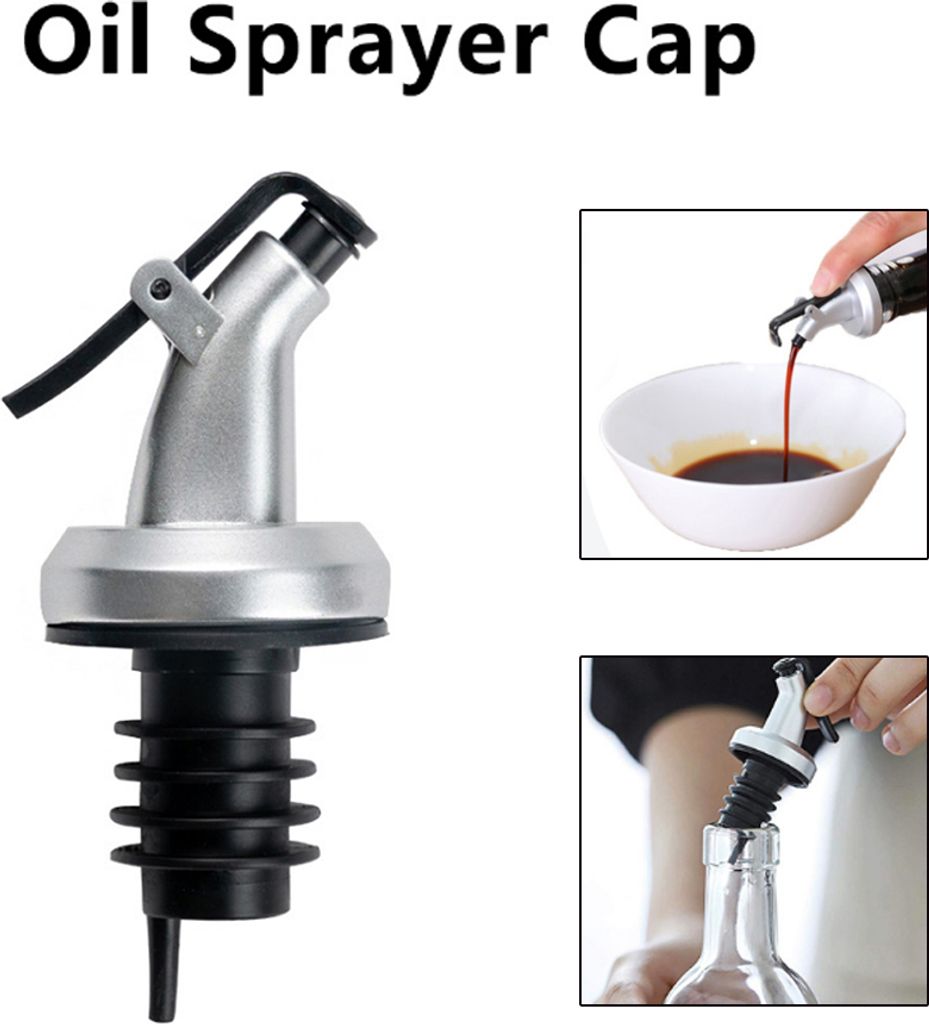 Bottle Pourer Oil Sprayer Cap Auslauf Liquor Dispenser fuer Olivenoel Essig Bottle Pourers Ausguesse