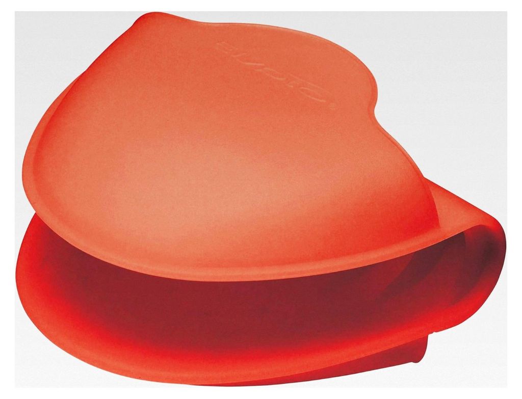 Silikon-Topflappen, Hitzebeständige Topfgreifer bis 260°C, Ofenhandschuhe mit Praktischen Griffen, Rote Topfhandschuhe zum Backen, Kochen und Gri...
