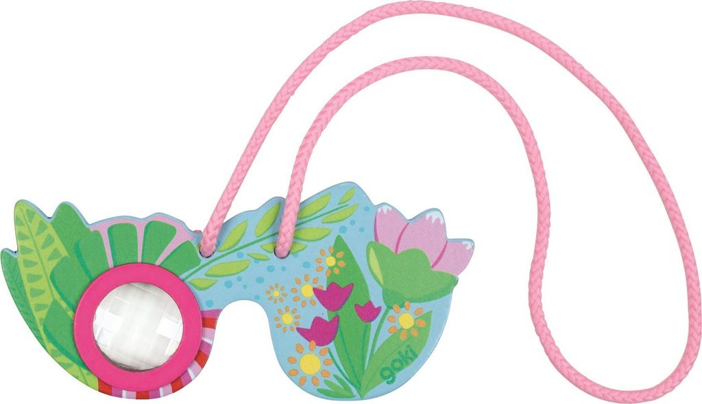 Fliegenaugen Polizei und Frühlingsblumen