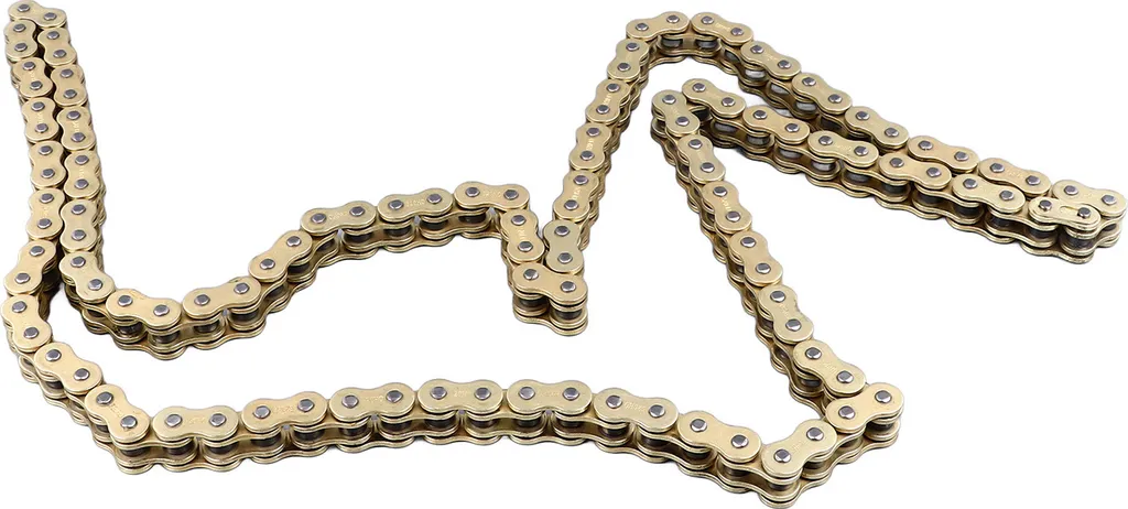 Chaîne de joints d'huile pour motos dorée haute performance type 525
