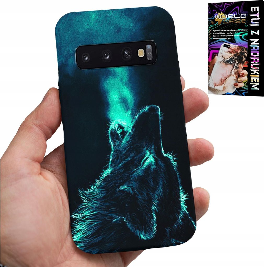 Fall Für Samsung Galaxy S10 Plus - Wolf Wolf Pack Super Muster Fall