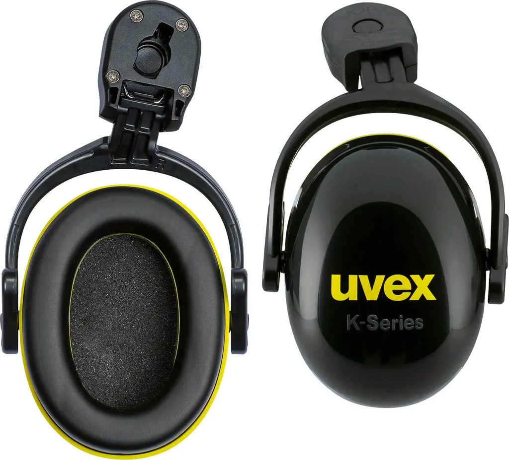 Casque Anti-Bruit de Protection Auditive uvex pheos K2P SNR 30 Jaune