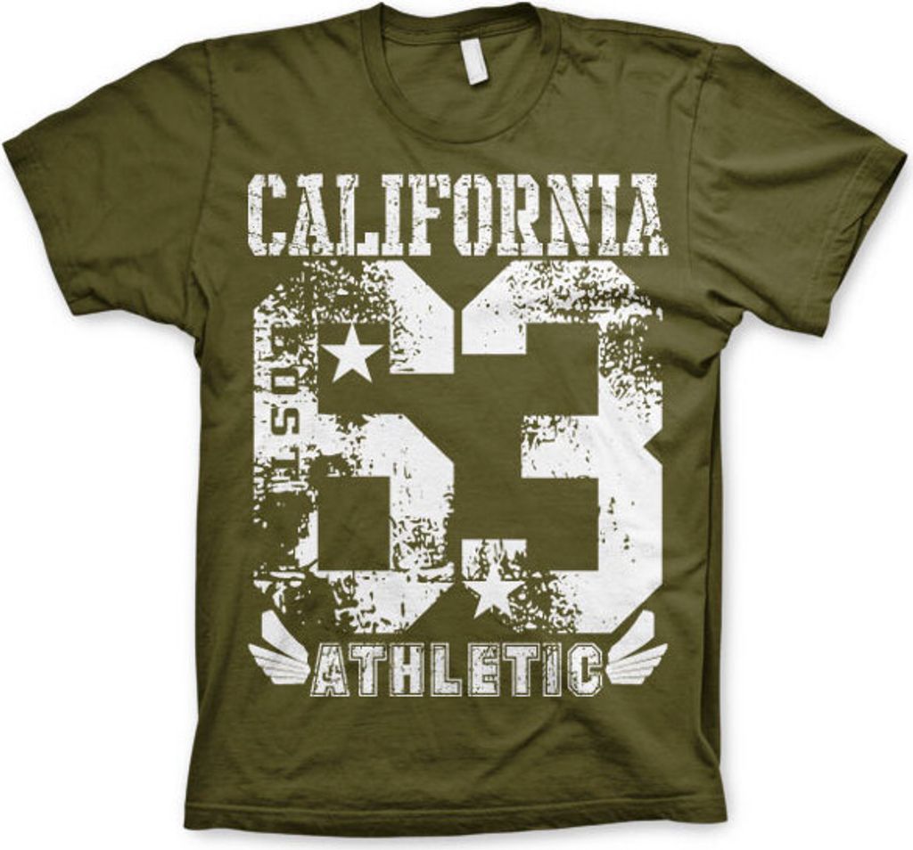 California 63 Athletic T-Shirt - XX-Large - Olive