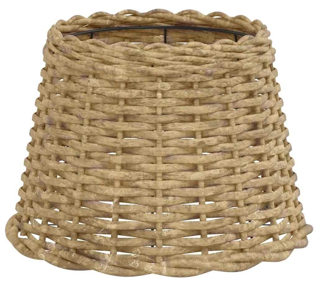 vidaXL Tienidlo na svietidlo hnedé Ø30x20 cm Wicker Obrázok produktu 