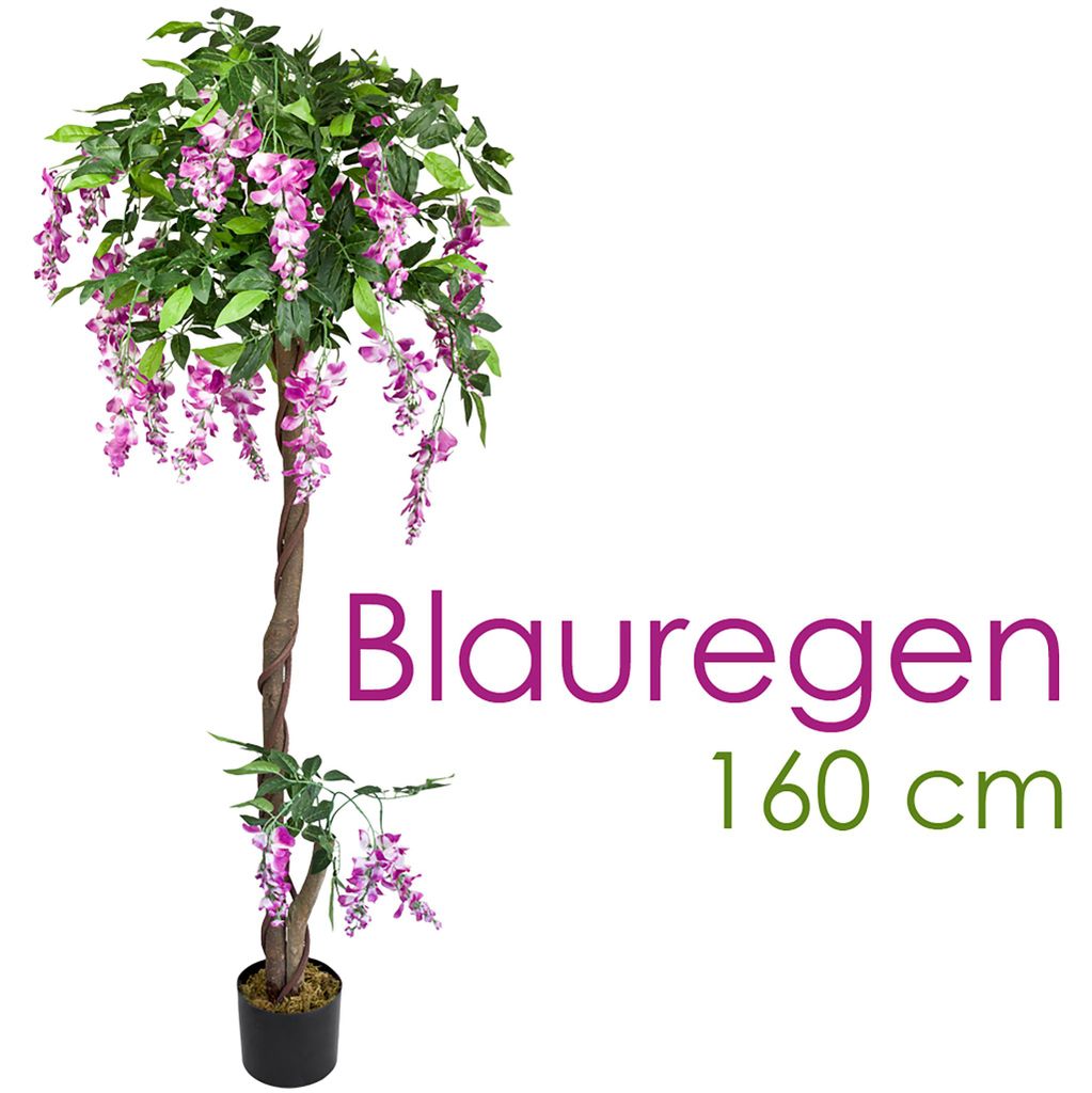 Wisteria Glicine Pianta Albero Artificiale Plastica con Immagine del prodotto 