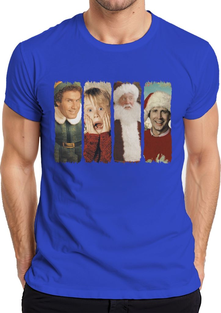 Weihnachtsfilme Vintage Retro Boys of Winter - Weihnachten Xmas Herren T-Shirt, Blau, 3XL