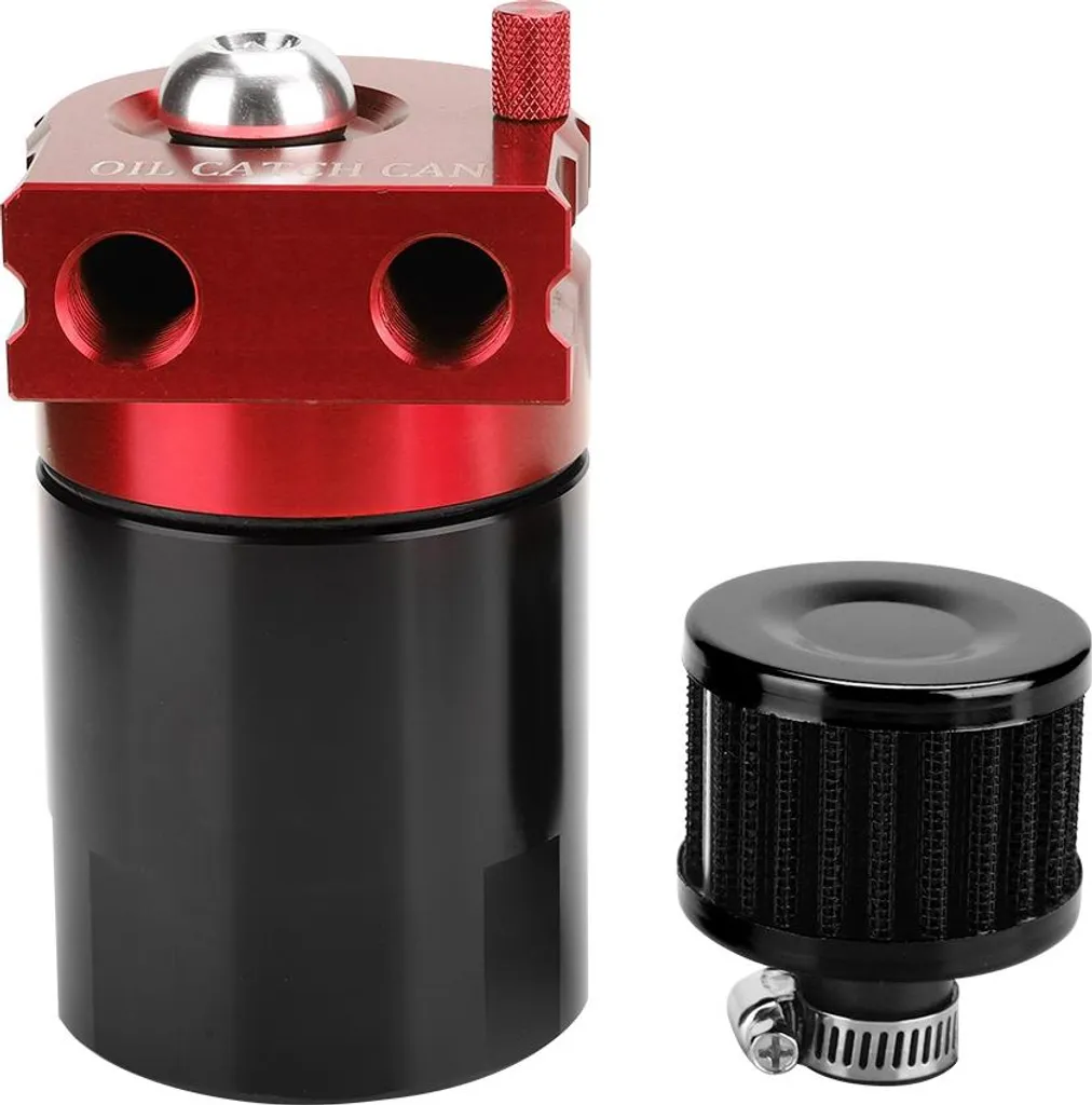Récupérateur d'huile universel 300ml en aluminium avec filtre de purge