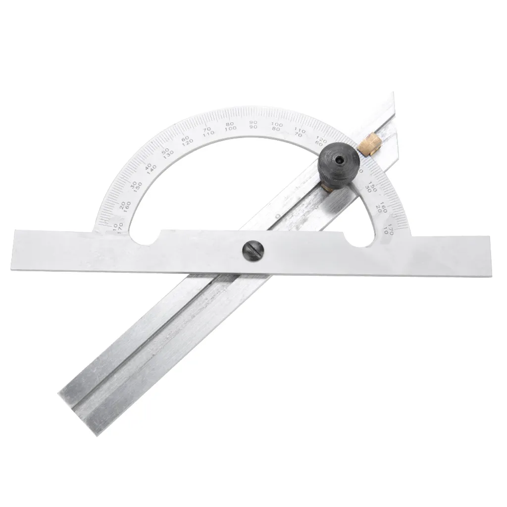 Outil de mesure d'angle réglable 100x150mm en acier carbone durable - 2
