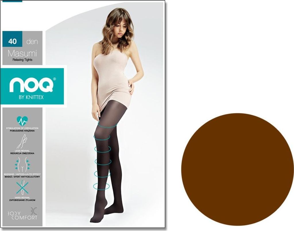 Masumi Entspannungsstrumpfhose 40 den 5 Bronzo