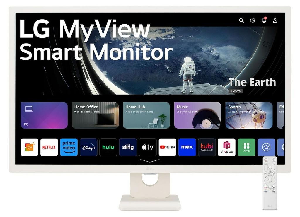 LG 32SR50F-W Smart Monitor white Produktbild 