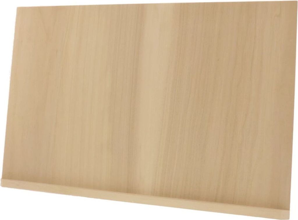 Backbrett zwei 2 cm Anschlagleisten Teigbrett Schneidebrett