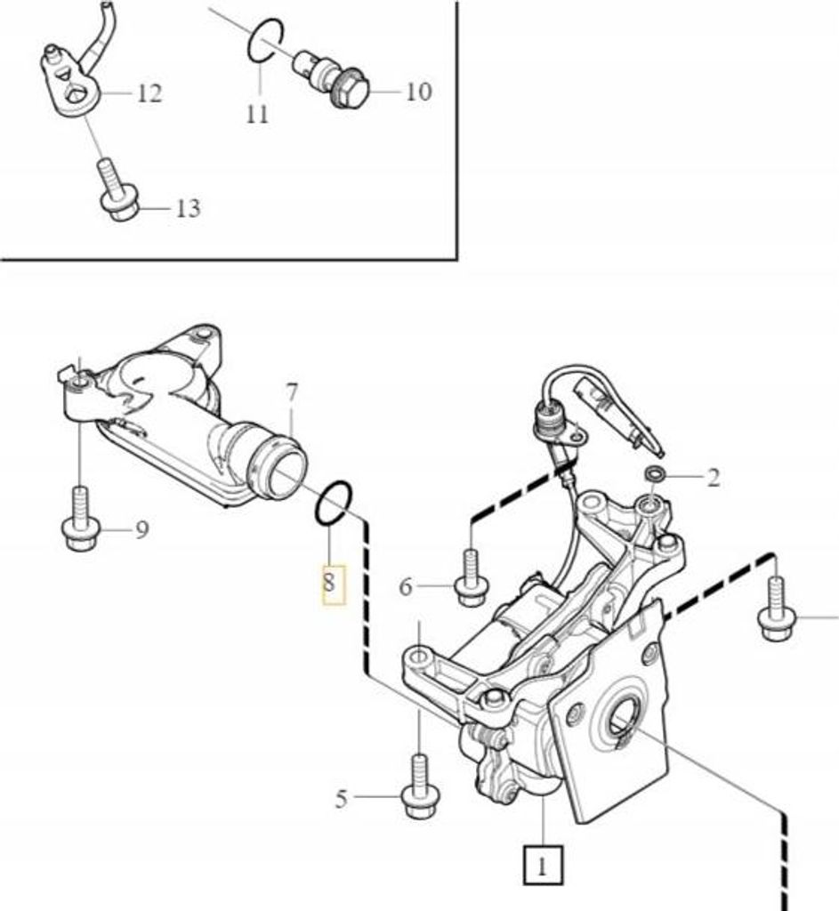 VOLVO O-Ring OE Ölwannen-Fettdichtung 8692089