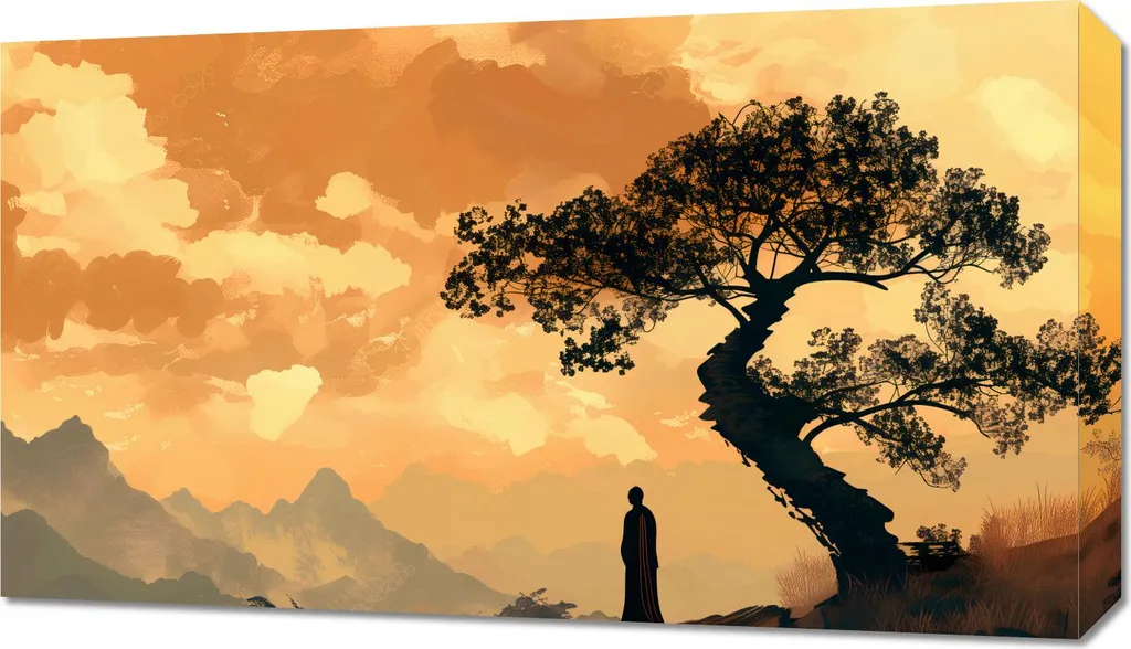 Image Zen 70 x 40 cm - Tableau Décoratif Relaxation pour Salon et Spa