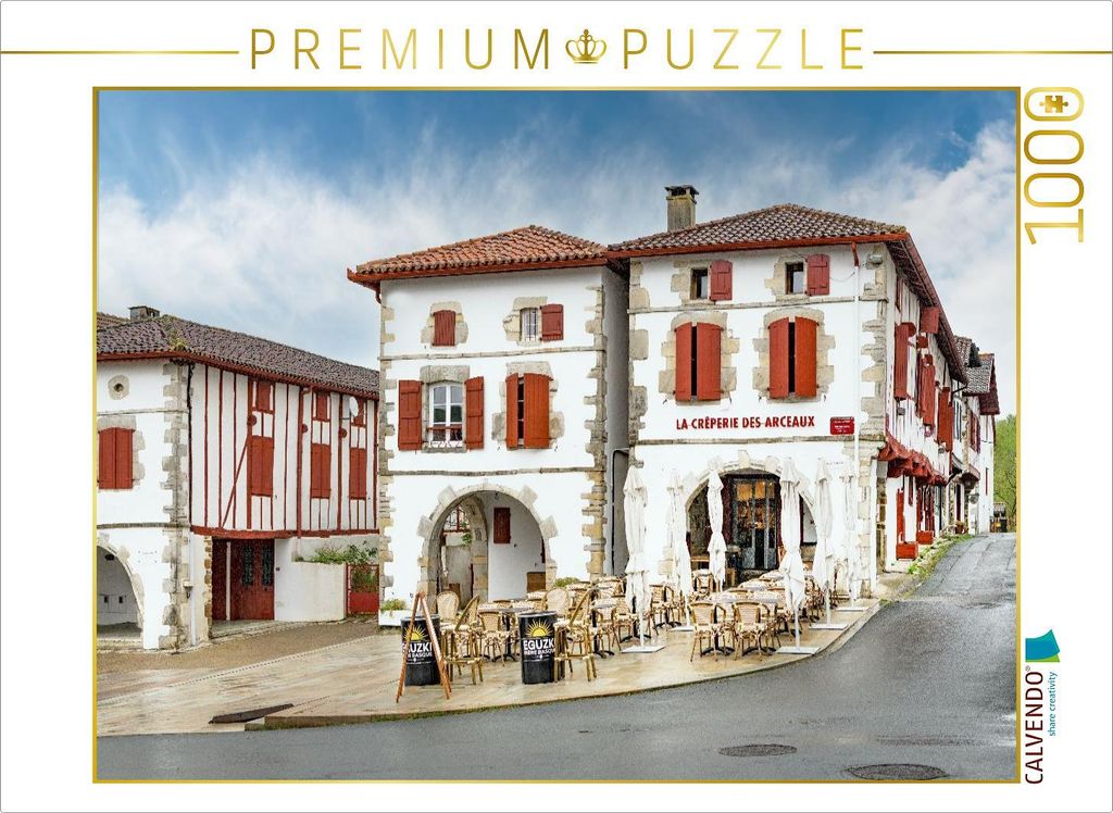 CALVENDO Puzzle Ein Motiv aus dem Kalender Das Baskenland | 1000 Teile Lege-Größe 64x48cm Foto-Puzzle für glückliche Stunden