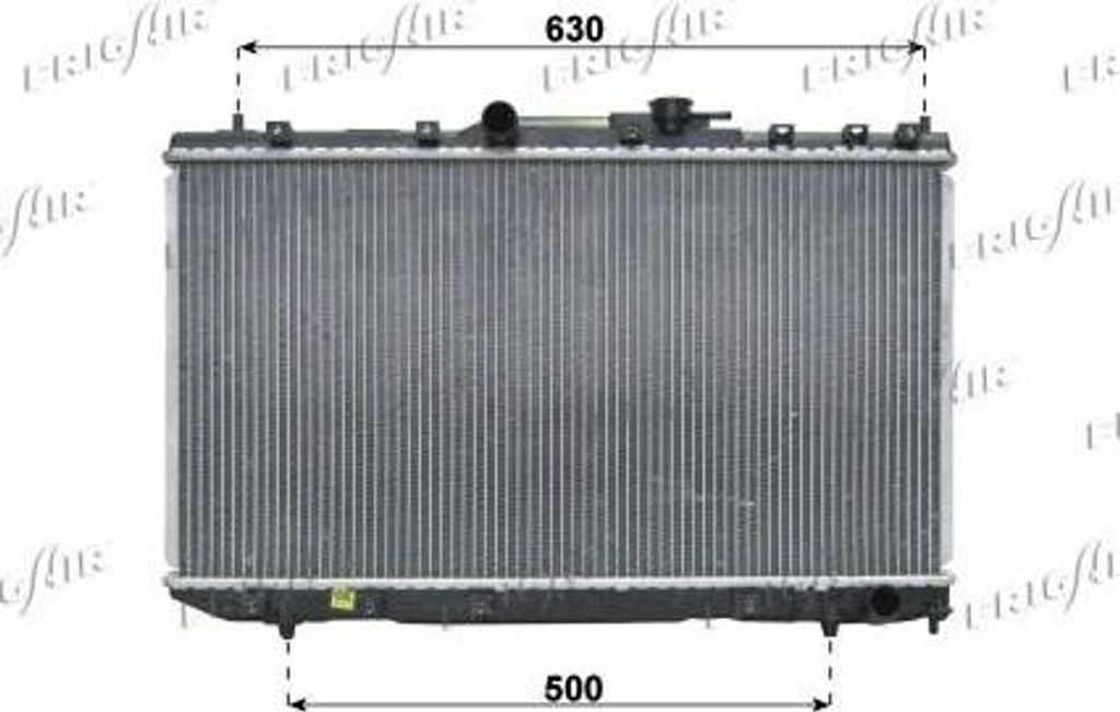 FRIGAIR 0115.3007 Kühler Wasserkühler Motorkühler für TOYOTA Avensis Kombi (T22) AVENSIS (T22) AVENSIS Liftback (T22)