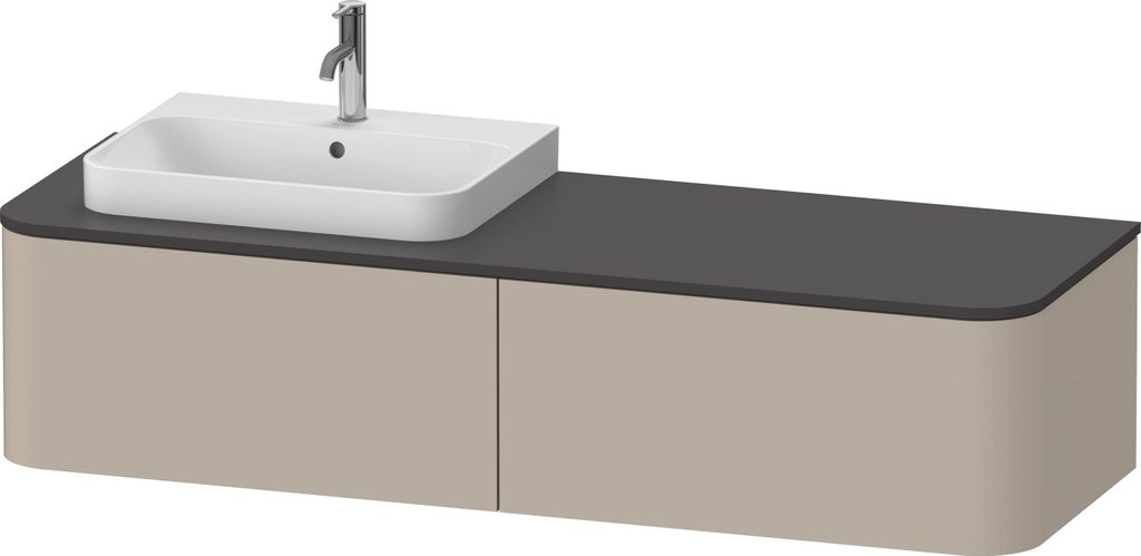 DURAVIT HP4944L60600010 WTU HappyD2+ wandh.,354x1600x550mm