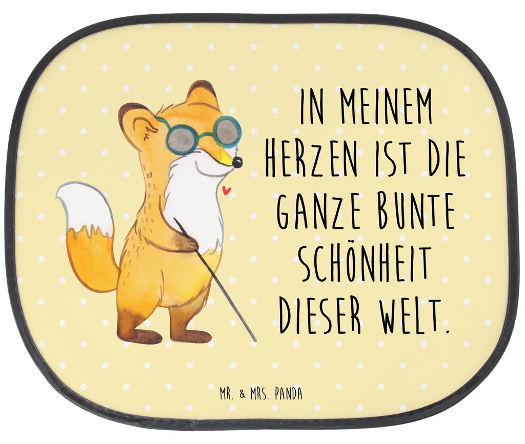 Mr. & Mrs. Panda Auto Sonnenschutz Fuchs Blindheit - Gelb Produktbild 