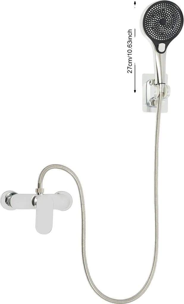 Miscelatore Doccia 3 Vie Grigio Moderno | Qualità Professionale Argento