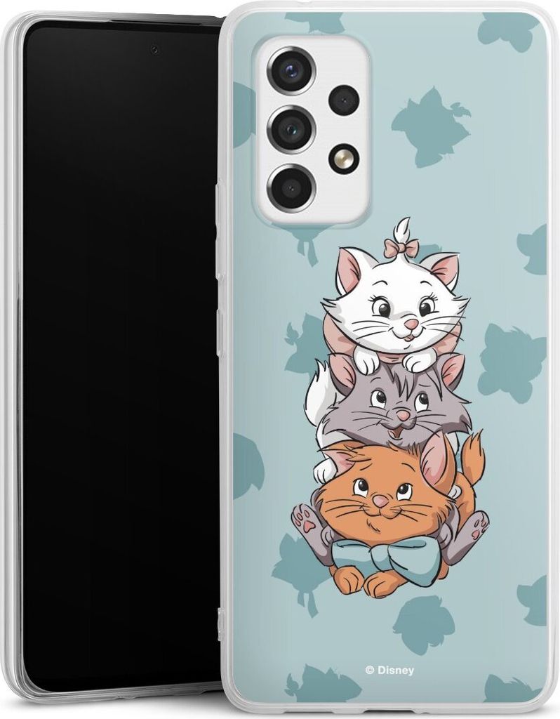 DeinDesign Handyhülle für Samsung Galaxy A53 5G Silikon Hülle Case Smartphone Schutzhülle Aristocats Disney Katze