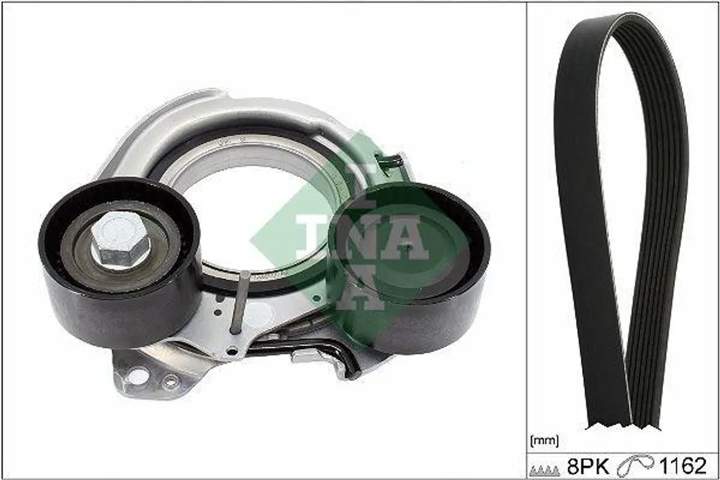 Kit de courroie d'accessoires crantée INA 529056810 pour BMW G21