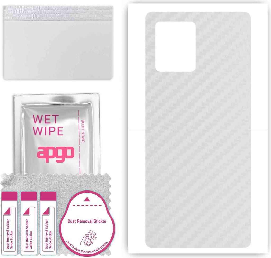 apgo Rückseite Schutzfolie, Skin, kompatibel mit Vivo Y01A, Hinten Displayschutzfolie aus Vinylfolie, kratzfest, einfache Montage - Transparenter ...