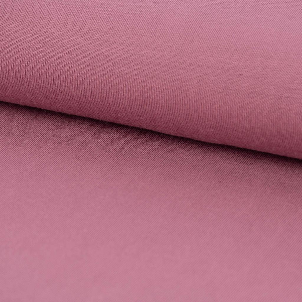 Bekleidungsstoff Lyocell Modal Jersey einfarbig mauve 1,45m Breite