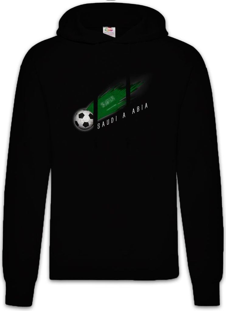 Urban Backwoods Saudi Arabia Football Comet I, Herren Hoodie, Farbe: Schwarz, Größe: 2XL