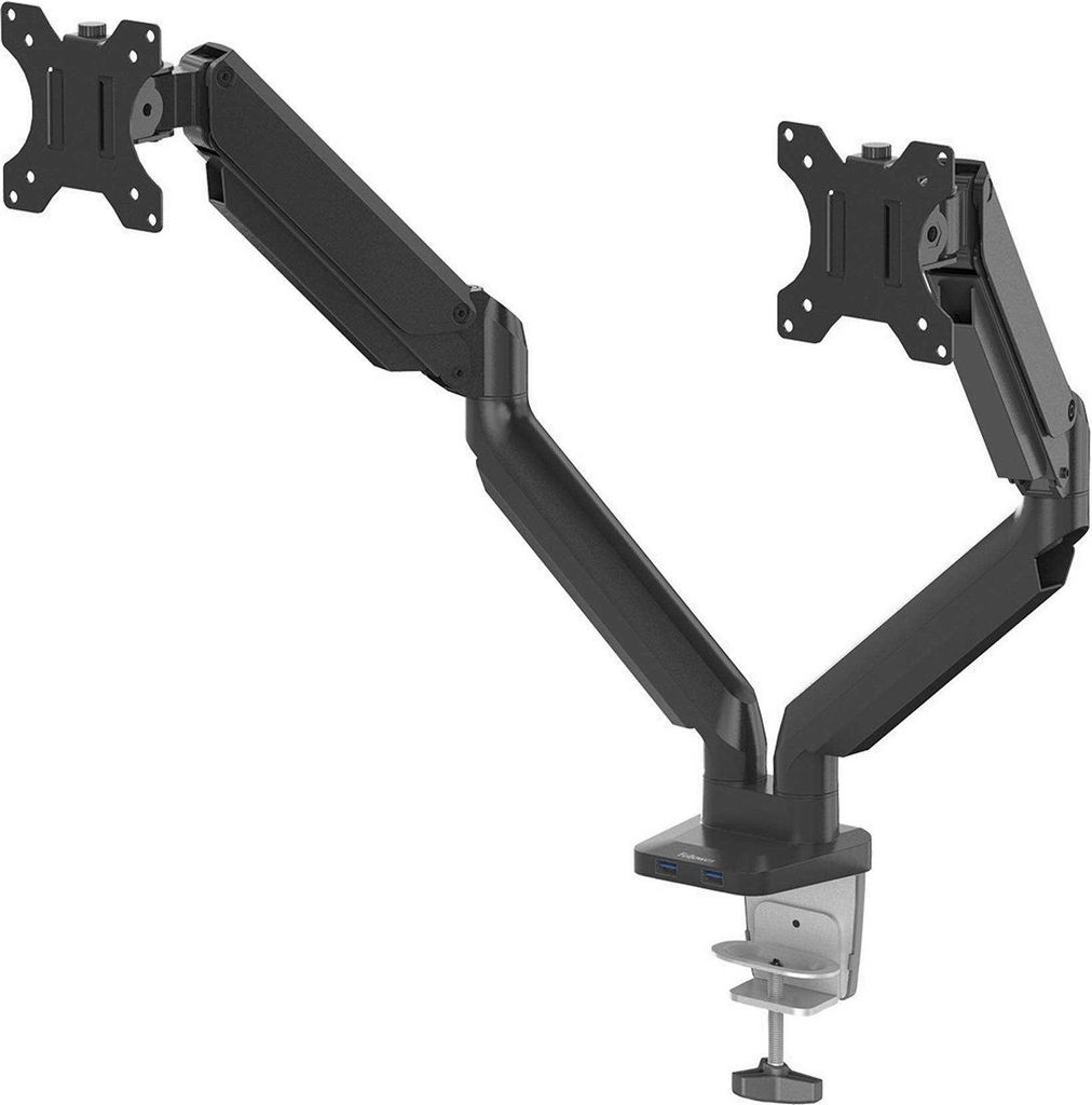 Fellowes Platinum Series Doppel Monitorarm schwarz