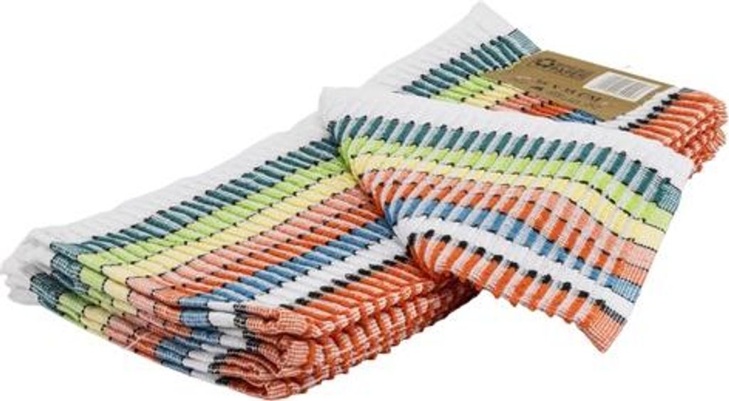 Tropische Geschirrtücher - 6er Set, 35x35 cm - Super Saugstark & Hochwertig