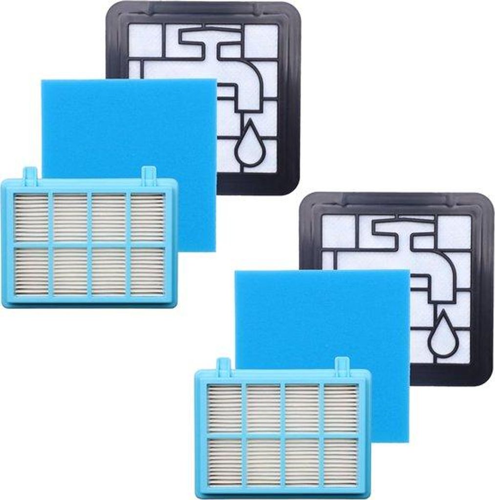 Drei Stücke - 3-in-1-Filter-Set für Staubsauger - Motorfilter + Schuimfilter + Hepa-Filter - Duurzaam - Alltagsreinigung - 3-in-1-Filter-Set