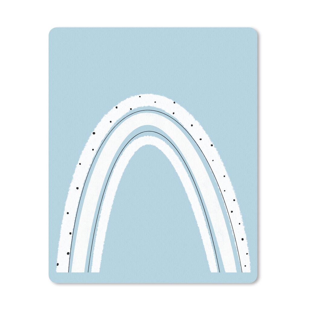 MuchoWow Mauspad Mousepad Regenbogen - Abstrakt - Pastell 30x40 cm - Mousepads - Maus Mat - Pad - Mausunterlage - Mausmatten