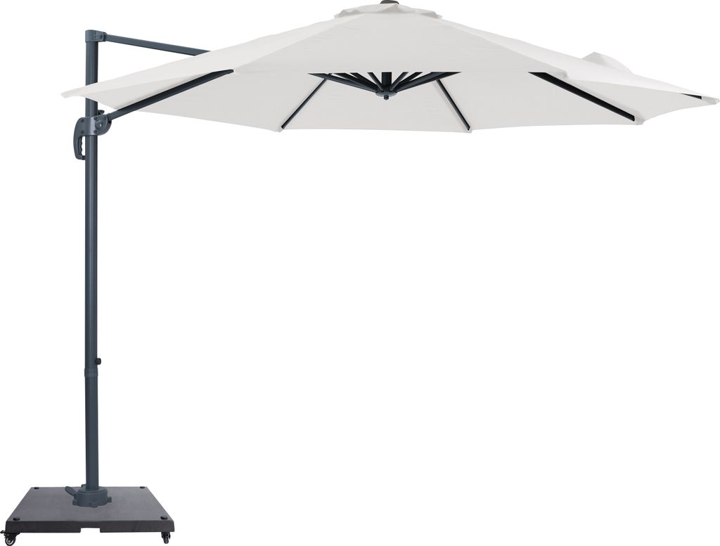 AXI Marisol Ampelschirm Rund Ø 300 cm in Anthrazit/Beige, Produktbild 