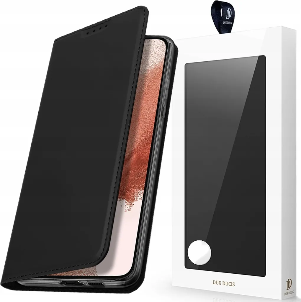 Cover Realme C33 Dux Ducis Skin Pro Black Flip Case Magnetica