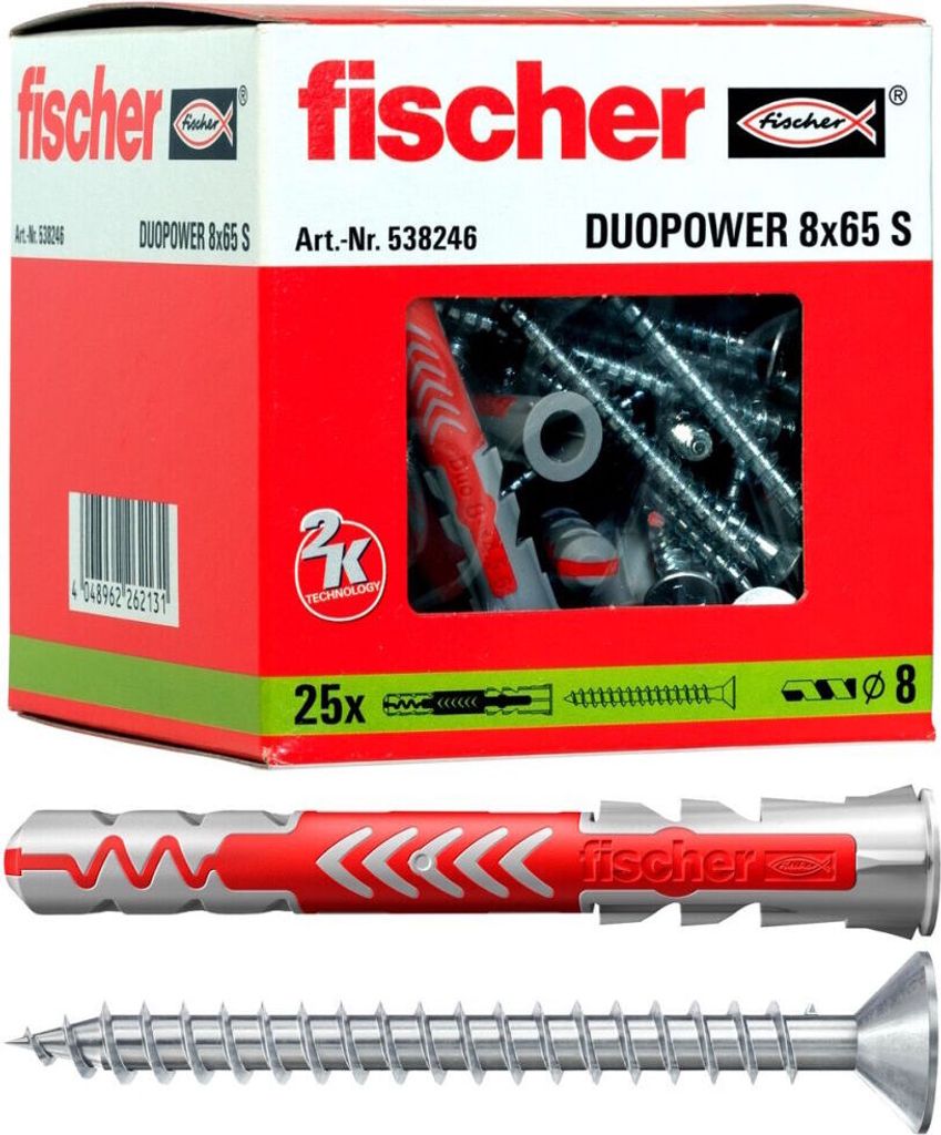 fischer DUOPOWER 8 x 65 S PH LD Produktbild 