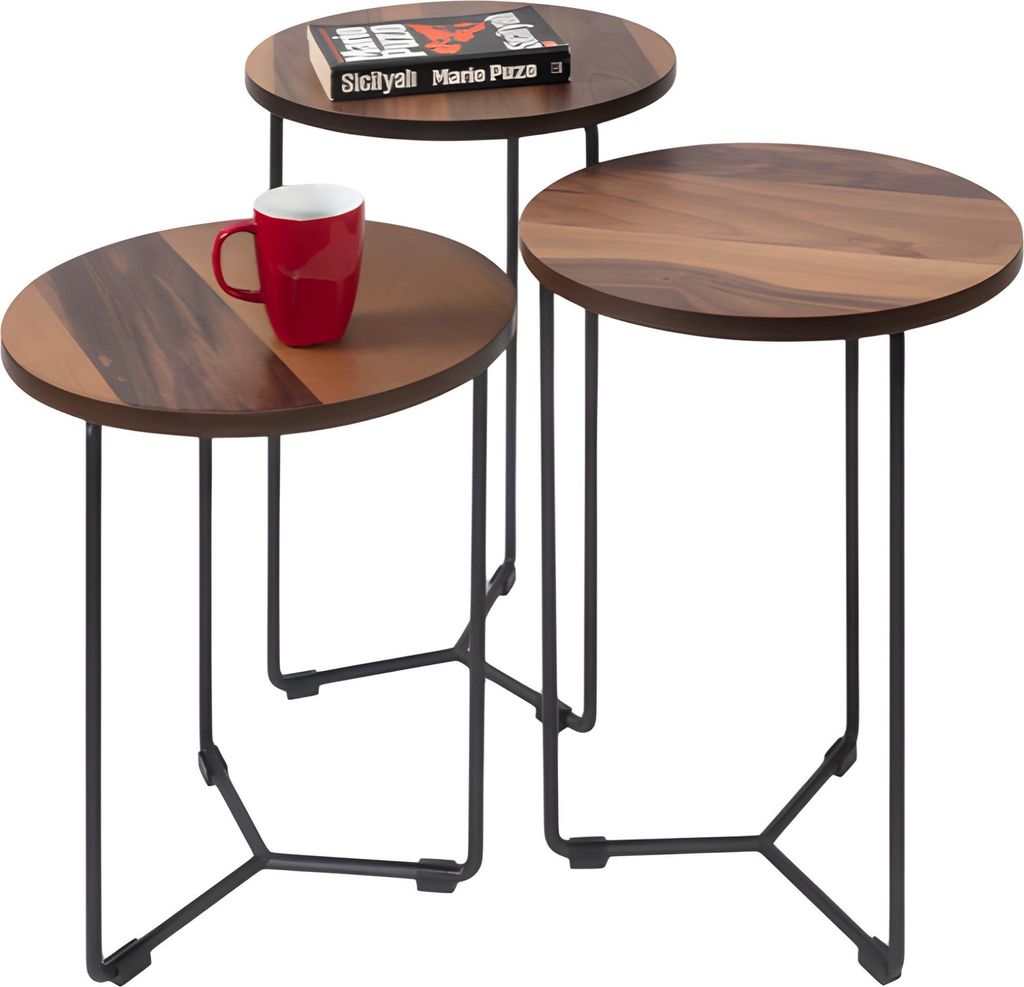 Beistelltisch Couchtisch Sofatisch Wohnzimmertisch Modern 3tlg.