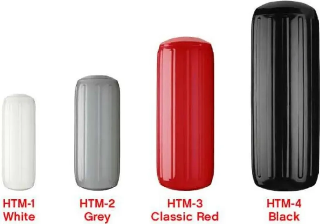 Évitez les rayures de coque avec le pare-battage Polyform HTM2 noir - 2