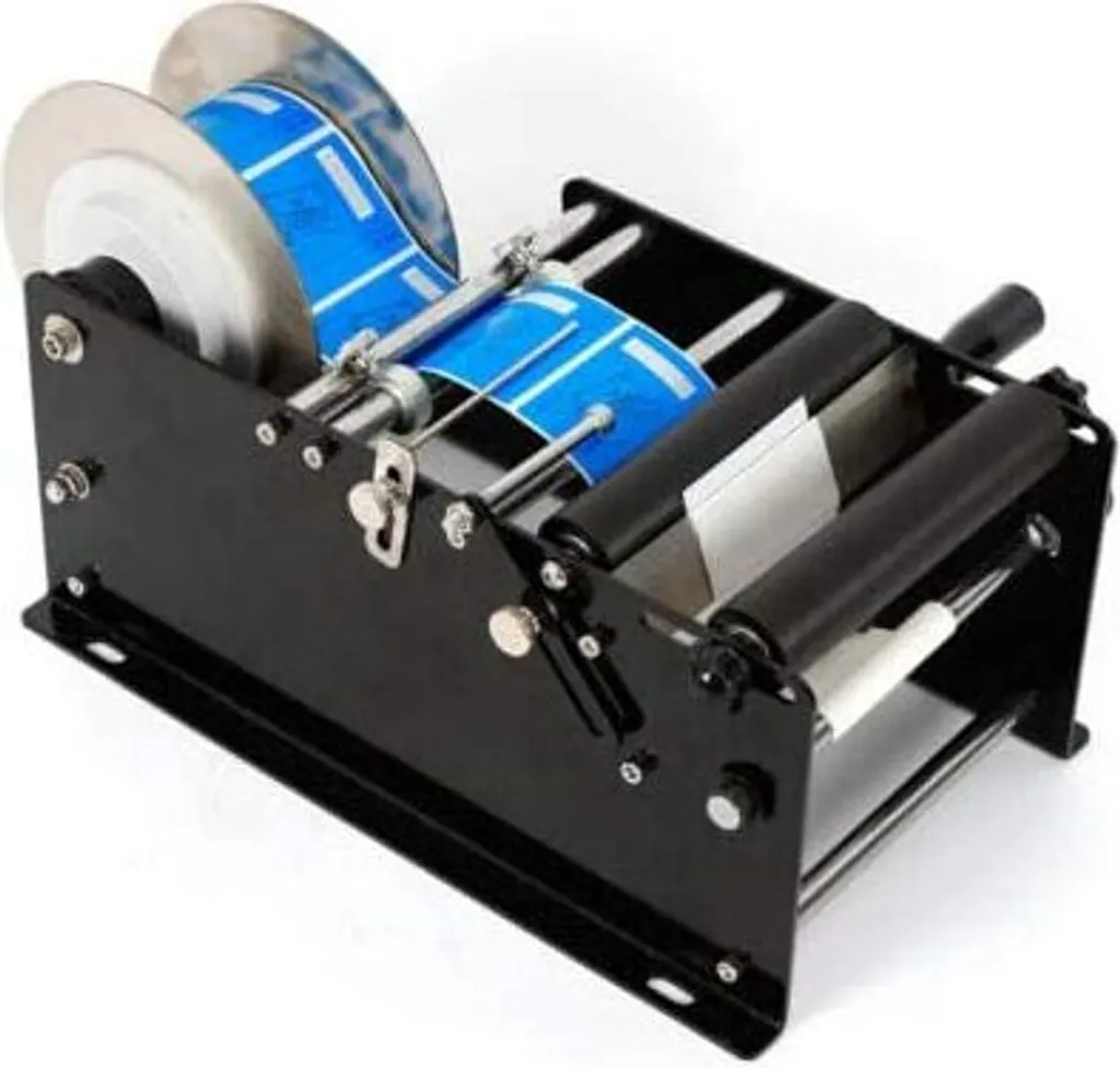 Applicateur d'Etiquettes Semi-Automatique pour Flacons et Conserves
