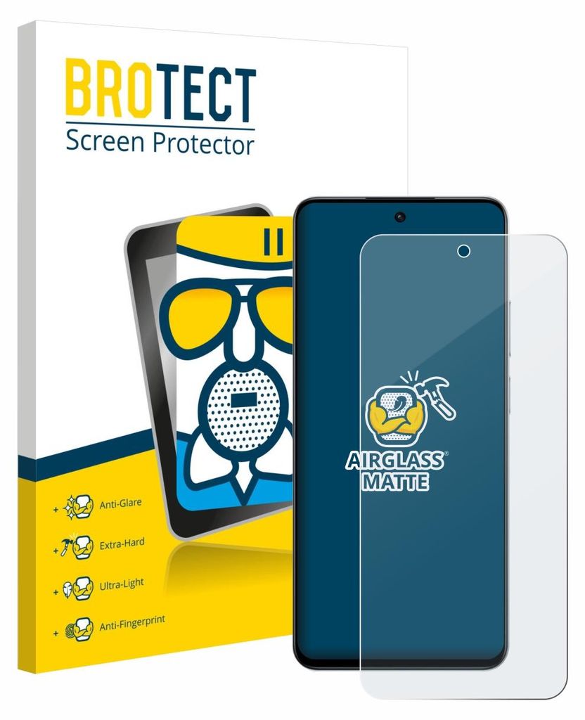 BROTECT Entspiegelungs Schutzglas für realme P3x Schutzfolie Panzer Folie Glas Display Schutz matt