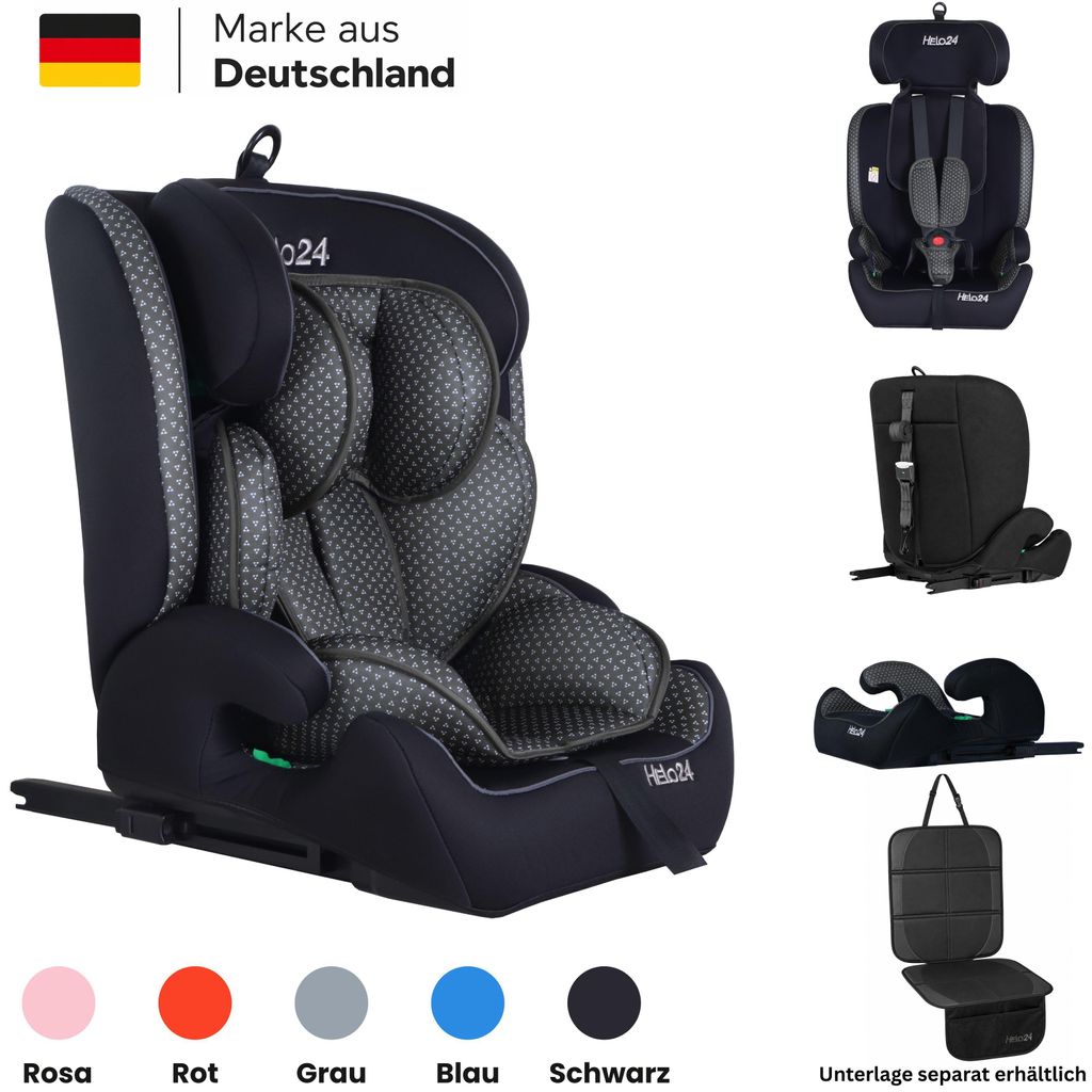 Autokindersitz Kindersitz ISOFIX Top Tether 76-150cm ECE R129/04 K4 ISO-Style Rot