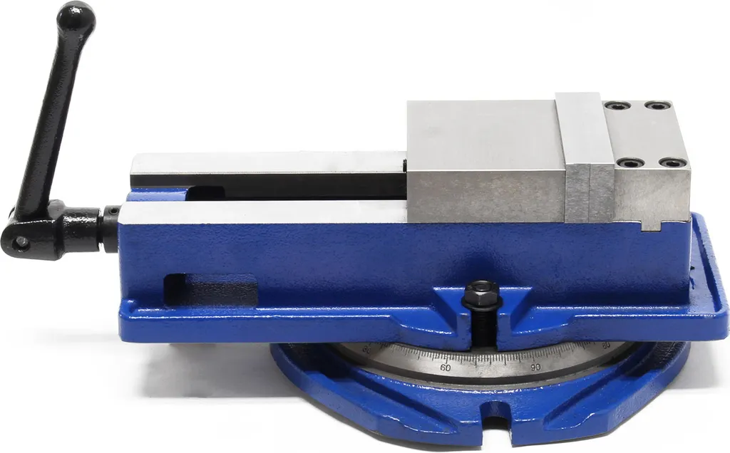 Étau d'atelier pivotant 100mm haute stabilité avec base rotative 360 - 2