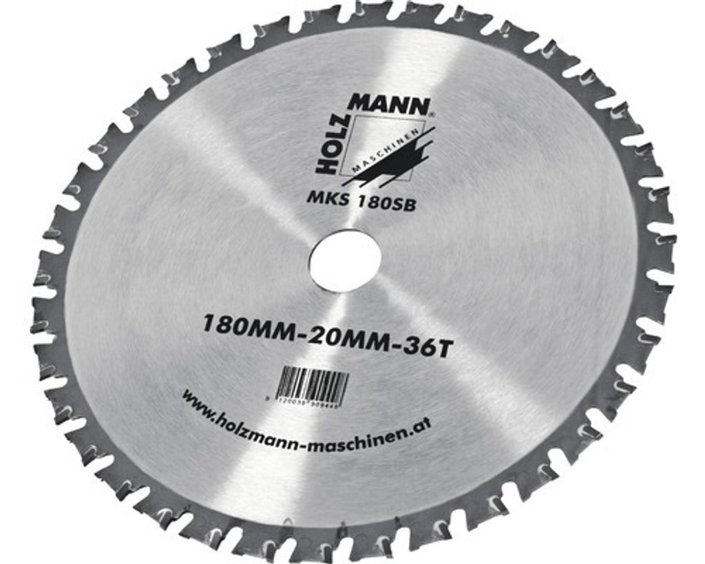 Kreissägeblatt Ø 180x20 mm Holzmann MKS180SB Produktbild 