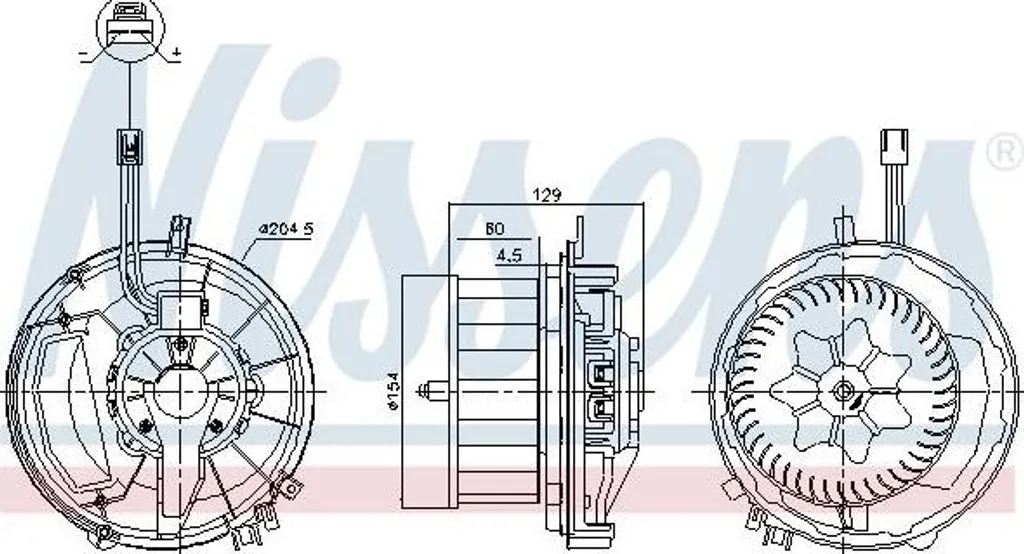 Ventilateur de chauffage pour Passat Alltrack et Tiguan - Pièce 87587