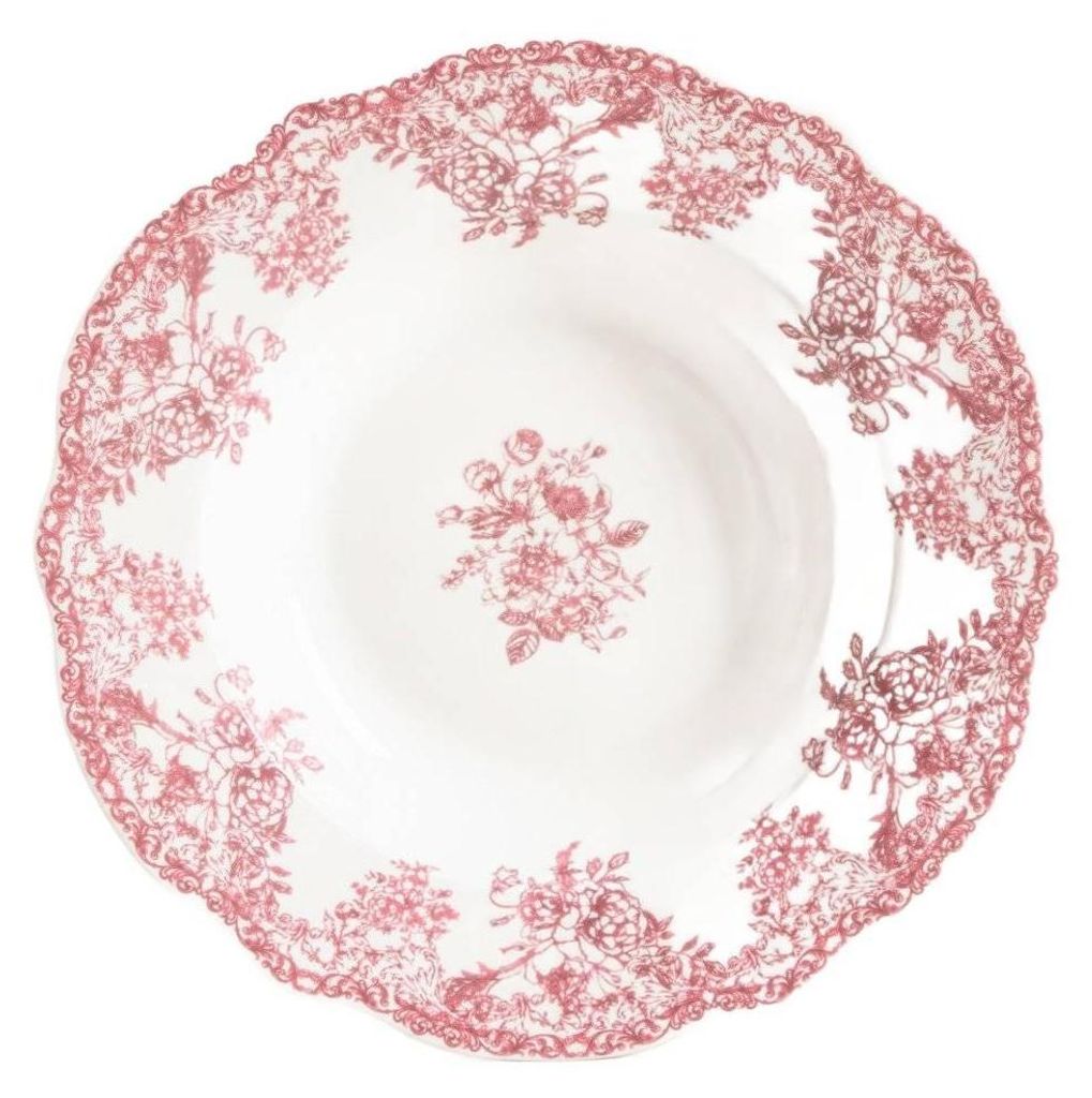 HOMLA LOURRY hluboký talíř červený 22 cm Obrázek produktu 
