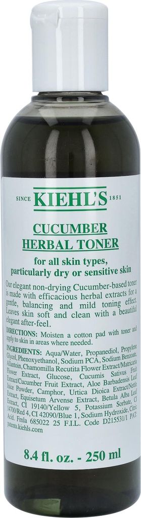 Sonstige-gesichtspflege Kiehl's Cucumber Herbal Alcohol Zdjęcie produktu 
