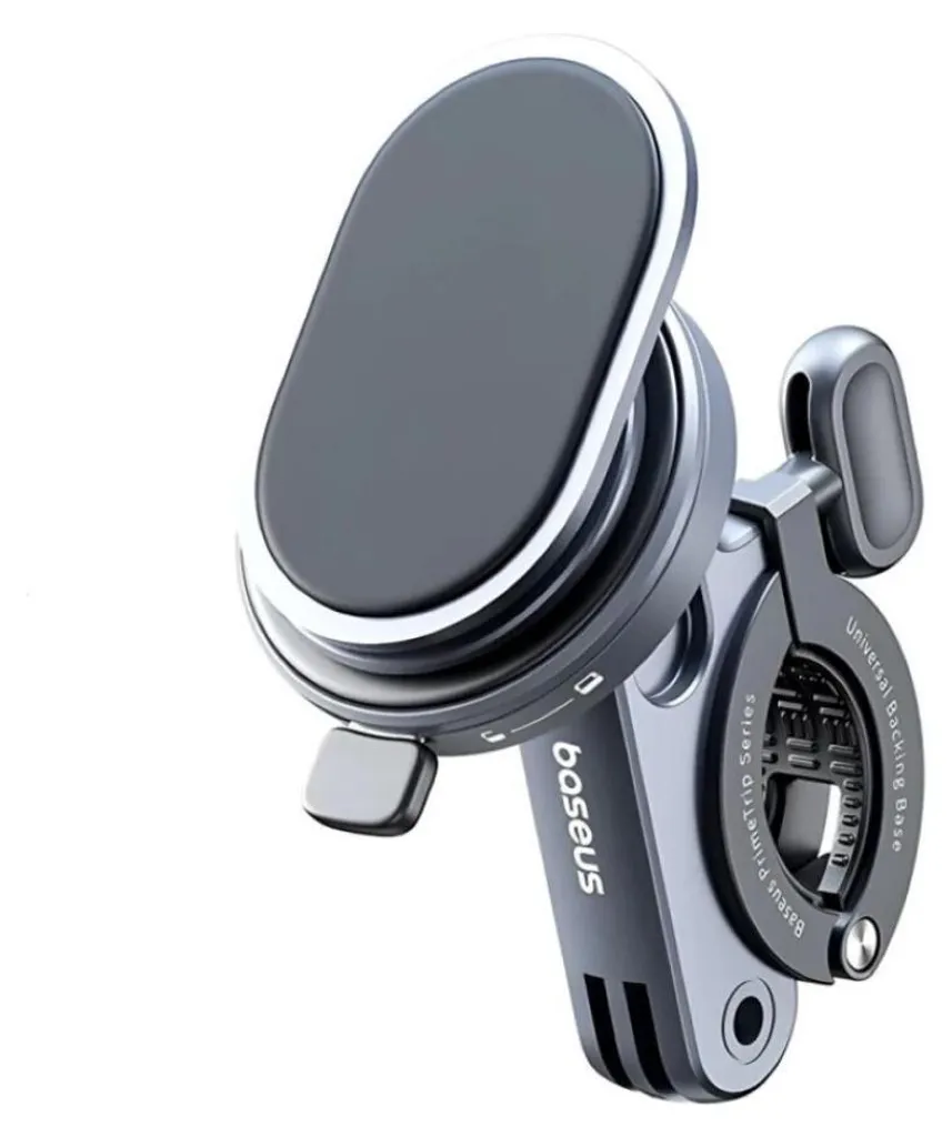 Support GPS Vélo Magnétique Baseus PrimeTrip Noir pour Ville et VTT