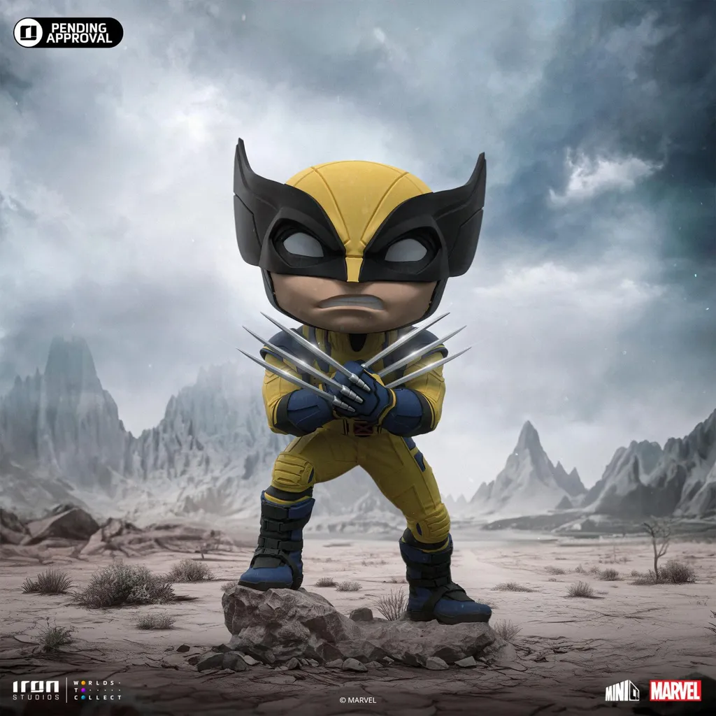 Figurine MiniCo Wolverine Jaune Deadpool Iron Studios 13cm Collectible - 7