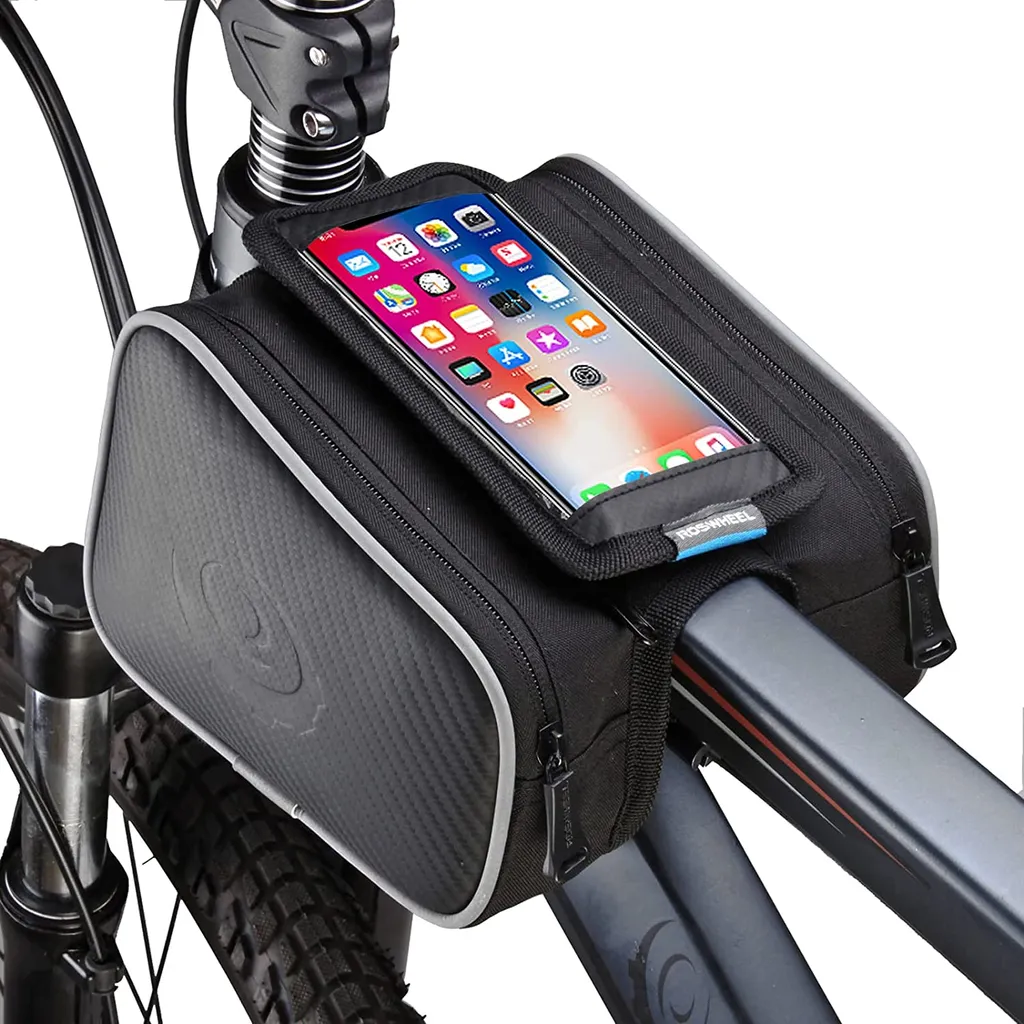 Fahrradtasche Rahmentasche Smartphone Handy Tasche Oberrohrtasche Bicycle Bag 