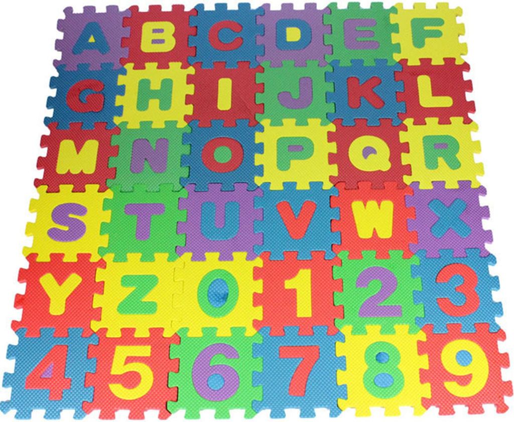 36 Stück Kinder-Alphabet-Schaum-Puzzle-Spielmatte, Produktbild 