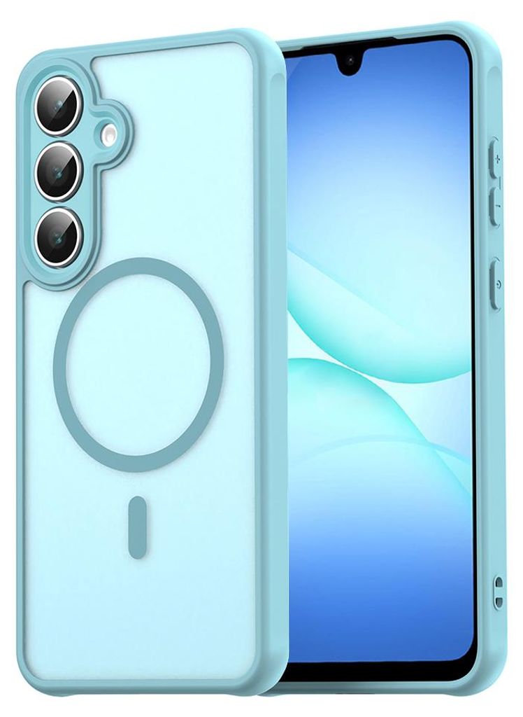 Techsuit – HaloFrost II MagSafe kryt na Samsung Galaxy A17 5G / A17 4G – mätovo zelený